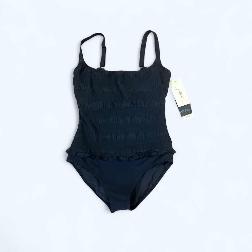 Gottex Elegant‎ Black Swimsuit 10 D-CUP